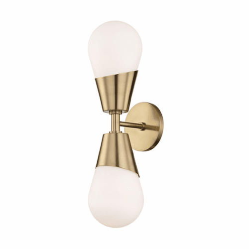Mitzi Cora 2-LT Wall Sconce - Aged Brass - H101102-AGB