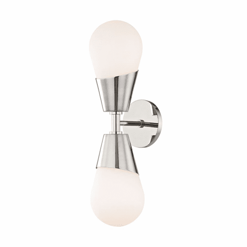 Mitzi Cora 2-LT Wall Sconce - Polished Nickel - H101102-PN