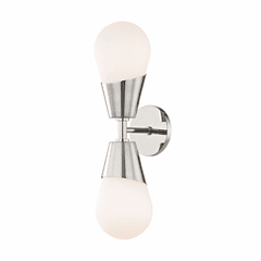 Mitzi Cora 2-LT Wall Sconce - Polished Nickel - H101102-PN