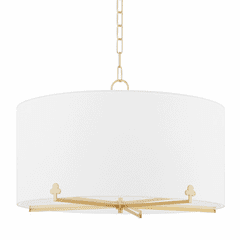 Mitzi Darlene 5 Light Chandelier - Aged Brass - H519805-AGB