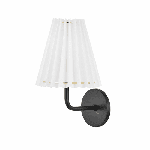 Mitzi Demi 1 Light Wall Sconce - Steel - H476101B-AGB