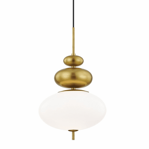 Mitzi Elsie 1-LT Pendant - Aged Brass - H347701-AGB