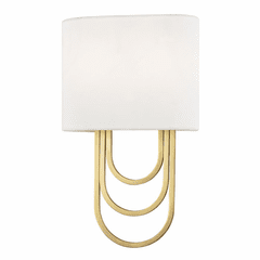 Mitzi Farah 2-LT Wall Sconce - Aged Brass - H210102-AGB