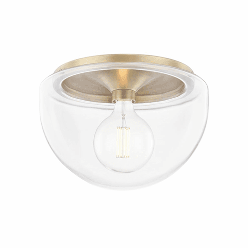 Mitzi Grace 1-LT Large Flush Mount - Aged Brass - H284501L-AGB
