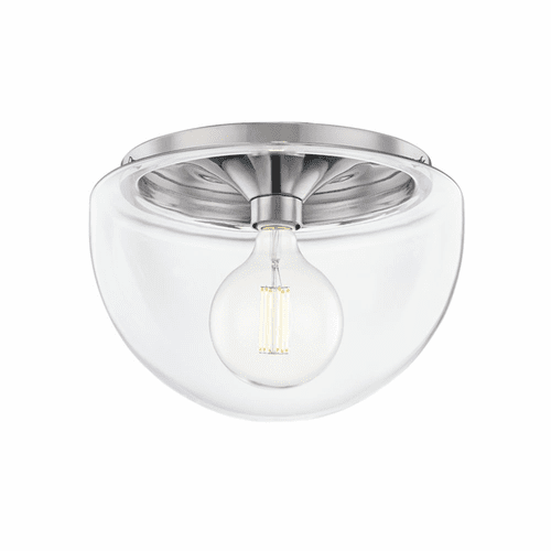 Mitzi Grace 1-LT Large Flush Mount - Polished Nickel - H284501L-PN