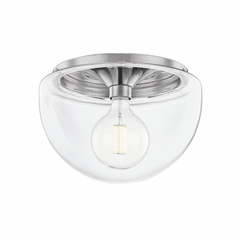 Mitzi Grace 1-LT Large Flush Mount - Polished Nickel - H284501L-PN Mitzi Grace 1-LT Large Flush Mount - Polished Nickel - H284501L-PN