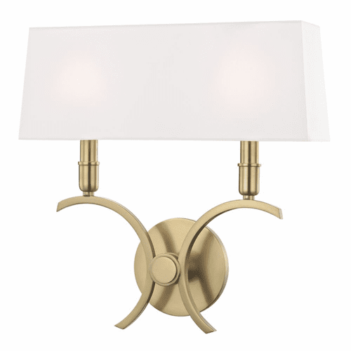 Mitzi Gwen 2-LT Large Wall Sconce - Aged Brass - H212102L-AGB