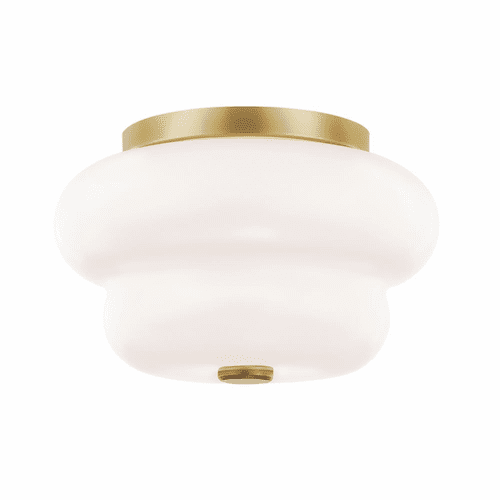 Mitzi Hazel 2-LT Flush Mount - Aged Brass - H350502-AGB