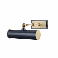 Mitzi Holly 1-LT Picture-LT With Plug - Aged Brass & Navy - HL263201-AGB/NVY