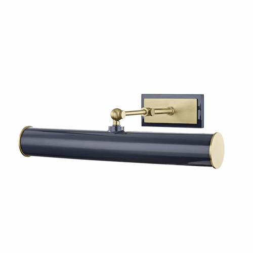 Mitzi Holly 2-LT Picture-LT With Plug - Aged Brass & Navy - HL263202-AGB/NVY