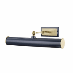 Mitzi Holly 2-LT Picture-LT With Plug - Aged Brass & Navy - HL263202-AGB/NVY