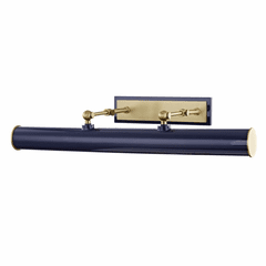 Mitzi Holly 3-LT Picture-LT With Plug - Aged Brass & Navy - HL263203-AGB/NVY