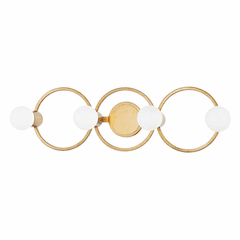 Mitzi Hope 4-LT Bath Bracket - Gold Leaf - H413304-GL