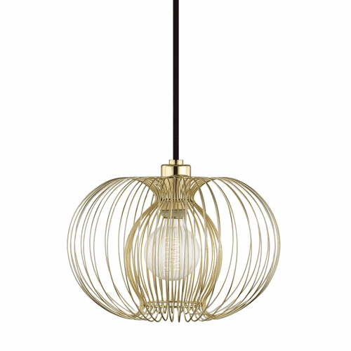 Mitzi Jasmine 1-LT Small Pendant - Polished Brass - H181701S-PB