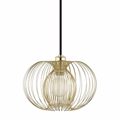 Mitzi Jasmine 1-LT Small Pendant - Polished Brass - H181701S-PB