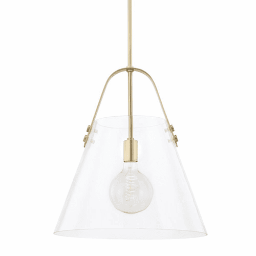 Mitzi Karin 1 Light Extra Large Pendant - Aged Brass - H162701XL-AGB
