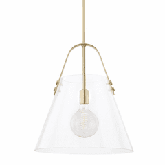 Mitzi Karin 1 Light Extra Large Pendant - Aged Brass - H162701XL-AGB