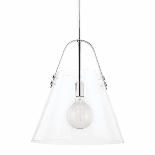 Mitzi Karin 1 Light Extra Large Pendant - Polished Nickel - H162701XL-PN