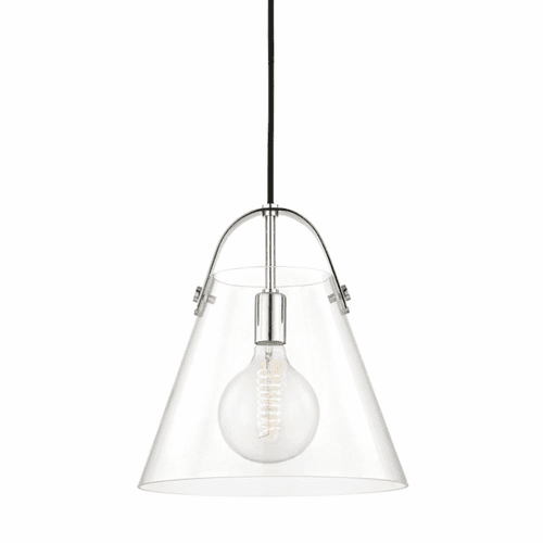 Mitzi Karin 1-LT Large Pendant - Polished Nickel - H162701L-PN