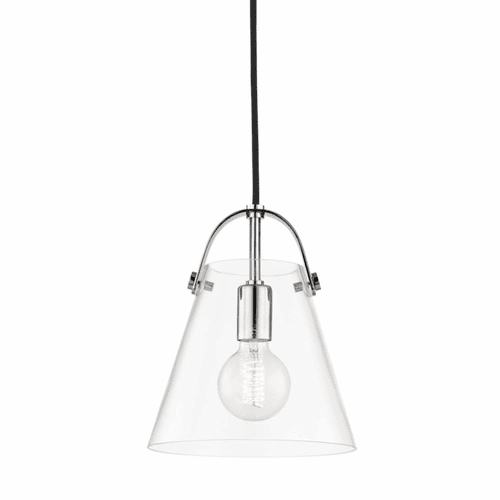 Mitzi Karin 1-LT Small Pendant - Polished Nickel - H162701S-PN