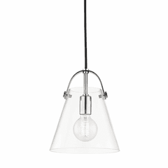 Mitzi Karin 1-LT Small Pendant - Polished Nickel - H162701S-PN