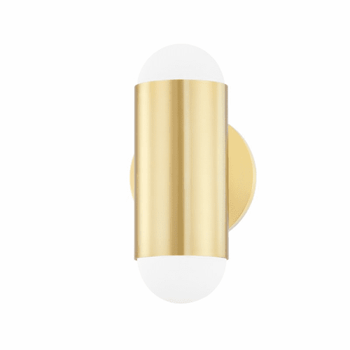 Mitzi Kira 2 Light Wall Sconce - Steel - H484102-AGB/SWH