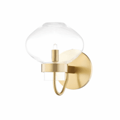 Mitzi Korey 1-LT Wall Sconce - Aged Brass - H408101-AGB Mitzi Korey 1-LT Wall Sconce - Aged Brass - H408101-AGB