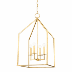Mitzi Lena 4 Light Small Pendant - Steel - H514704S-AI