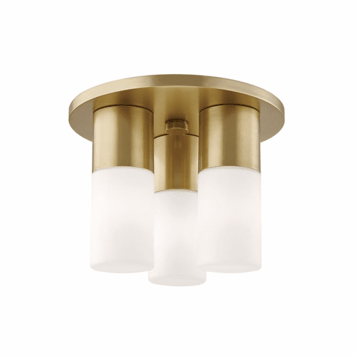 Mitzi Lola 3-LT Flush Mount - Aged Brass - H196503-AGB