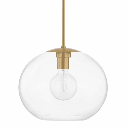 Mitzi Margot 1 Light Extra Large Pendant - Aged Brass - H270701XL-AGB