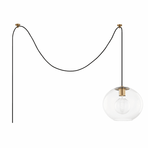 Mitzi Margot 1-LT Large Swag Pendant - Aged Brass - HL270701L-AGB