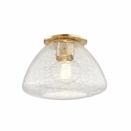 Mitzi Maya 1-LT Small Flush Mount - Aged Brass - H216501S-AGB