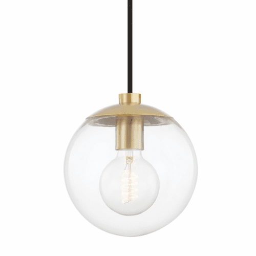 Mitzi Meadow 1 Light Pendant - Aged Brass - H503701-AGB