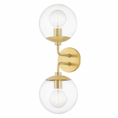 Mitzi Meadow 2 Light Wall Sconce - Aged Brass - H503102-AGB