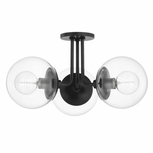 Mitzi Meadow 3 Light Semi Flush - Old Bronze - H503603-OB