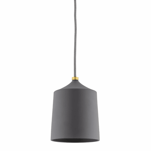 Mitzi Megan 1-LT Pendant - Aged Brass/Matte Black - H339701-AGB/MB