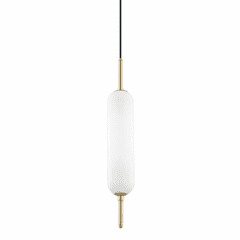 Mitzi Miley 1-LT Pendant - Aged Brass - H373701-AGB Mitzi Miley 1-LT Pendant - Aged Brass - H373701-AGB