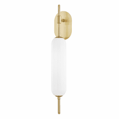 Mitzi Miley 1-LT Wall Sconce - Aged Brass - H373101-AGB Mitzi Miley 1-LT Wall Sconce - Aged Brass - H373101-AGB