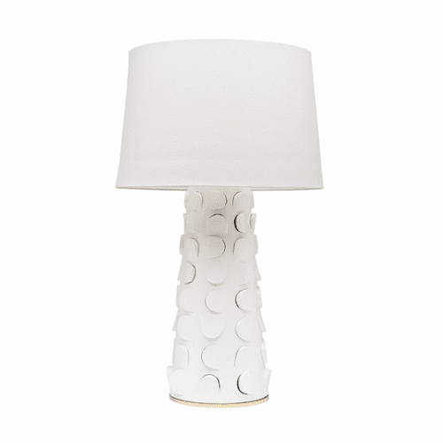 Mitzi Naomi 1-LT Table Lamp - White/Gold Leaf - HL335201-WH/GL