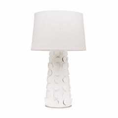 Mitzi Naomi 1-LT Table Lamp - White/Gold Leaf - HL335201-WH/GL
