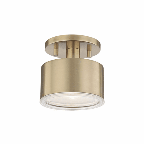 Mitzi Nora 1-LT Flush Mount - Aged Brass - H159601-AGB