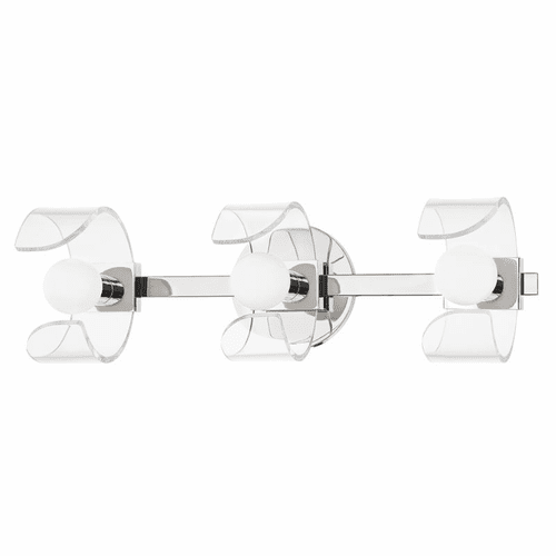 Mitzi Ora 3 Light Bath Bracket - Polished Nickel - H424303-PN