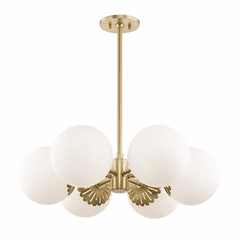 Mitzi Paige 6-LT Chandelier - Aged Brass - H193806-AGB
