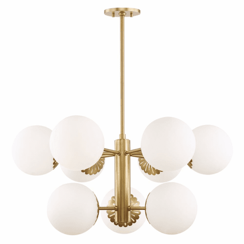 Mitzi Paige 9-LT Chandelier - Aged Brass - H193809-AGB