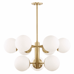 Mitzi Paige 9-LT Chandelier - Aged Brass - H193809-AGB