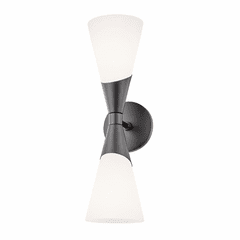 Mitzi Parker 2-LT Wall Sconce - Black - H312102-BLK Mitzi Parker 2-LT Wall Sconce - Black - H312102-BLK