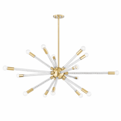 Mitzi Pippin 15 Light Chandelier - Aged Brass - H256815-AGB