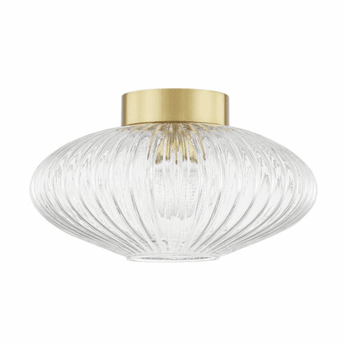 Mitzi Reba 1 Light Flush Mount - Aged Brass - H537501-AGB