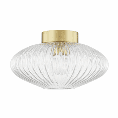 Mitzi Reba 1 Light Flush Mount - Aged Brass - H537501-AGB