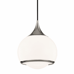 Mitzi Reese 1-LT Medium Pendant - Polished Nickel - H281701M-PN